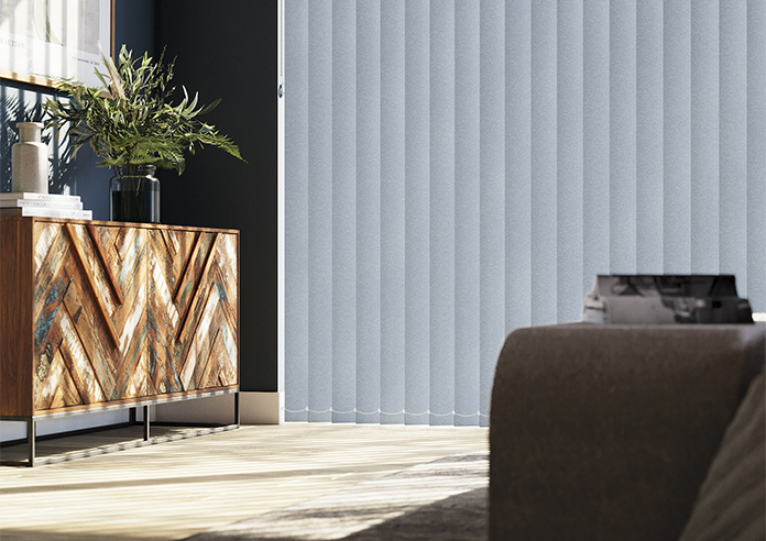 Shimmer (Blackout), Blue Eclipse - Vertical Blind - Image 5